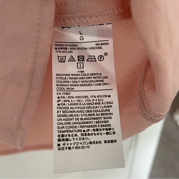 BANANA REPUBLIC | Crepe Balloon Sleeve Button Up Blouse - Size L - Picture 7 of 7